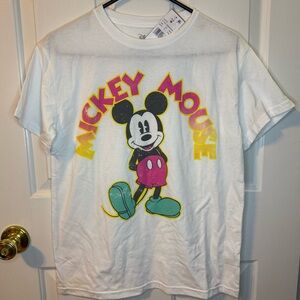 Women’s Disney Mickey Mouse White Tee - Size M